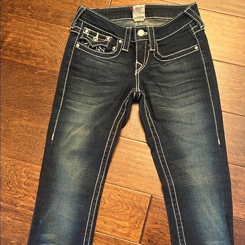 True Religion Women's Dark Blue Skinny Jeans